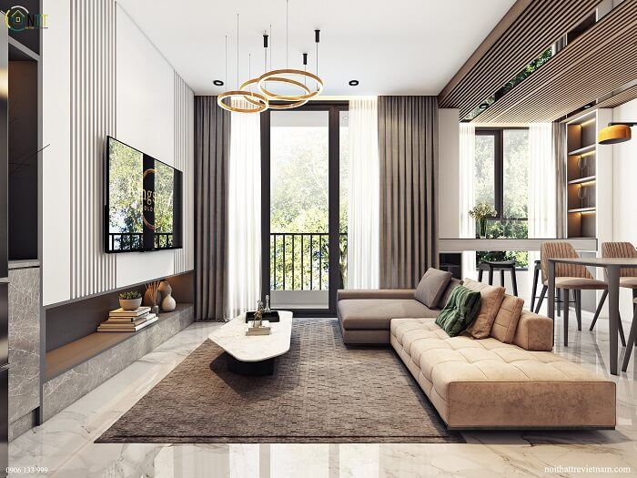 Cần cho thuê căn chung cư 2 phòng ngủ tòa T4 Sunshine Wonder Tower, tầng cao, view thành phố
